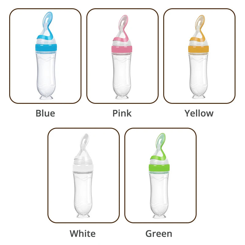 EasyBottle™ |  Biberon avec cuillère pour bébé