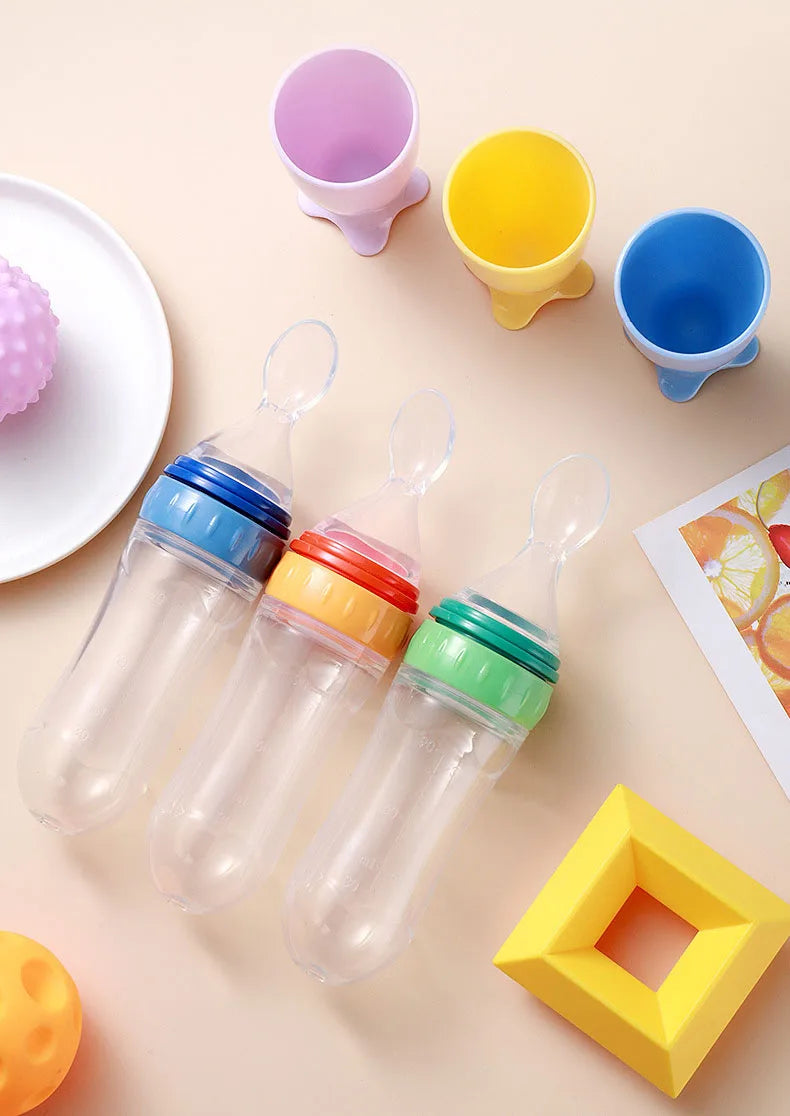 EasyBottle™ |  Biberon avec cuillère pour bébé