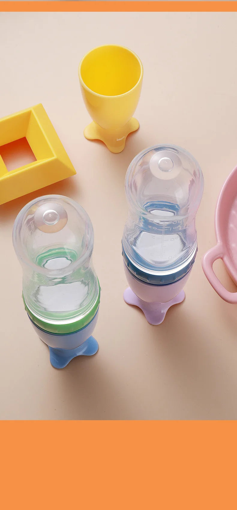 EasyBottle™ |  Biberon avec cuillère pour bébé