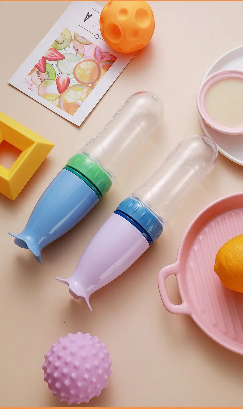 EasyBottle™ |  Biberon avec cuillère pour bébé