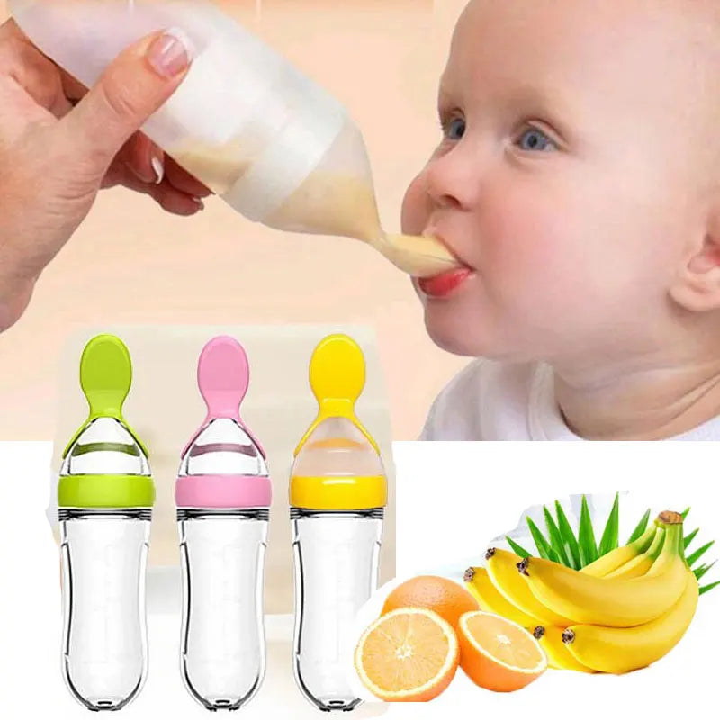 EasyBottle™ |  Biberon avec cuillère pour bébé